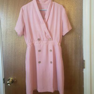 Pink Dress With Pockets